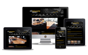 Website design for CR Granite