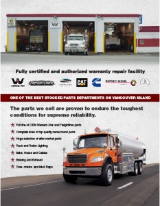 Brochure design for Bailey Western Star by Vancouver Island Designs