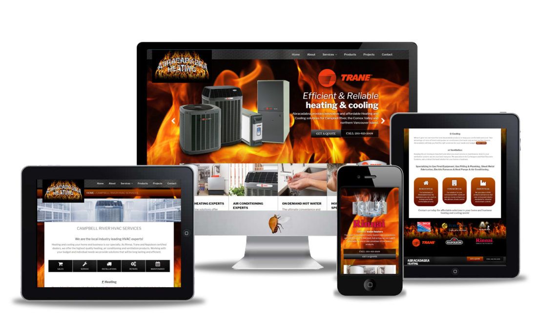 HVAC company website design