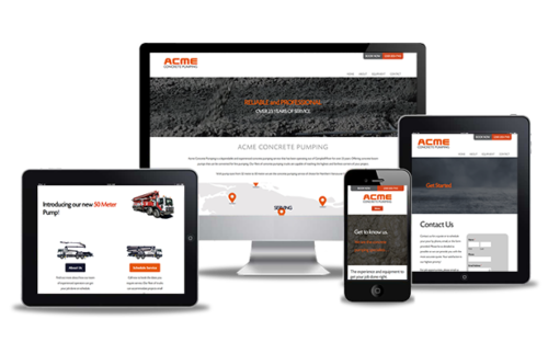 acme concrete pumping website