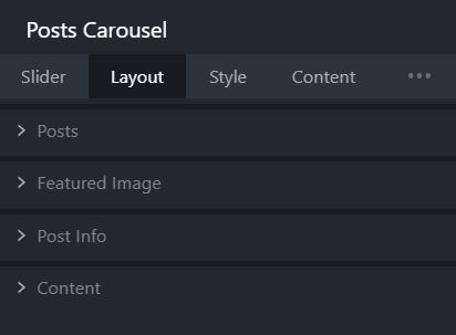 post carousel module