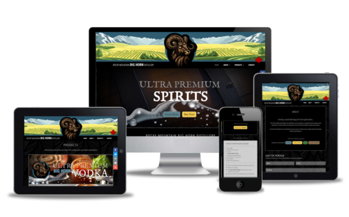 distillery website design