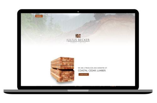 Julius Becker website design