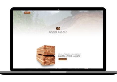 Julius Becker website design