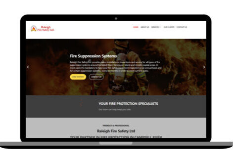 Raleigh Fire Safety website design2